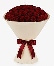Букет 101 Бордовая роза Блэк Бакарра в Зеленогорске Ленинградской области