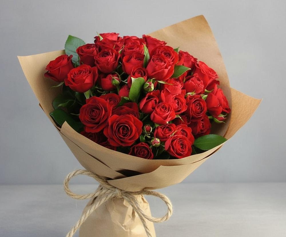 Букет Любовный роман в Зеленогорске Ленинградской области