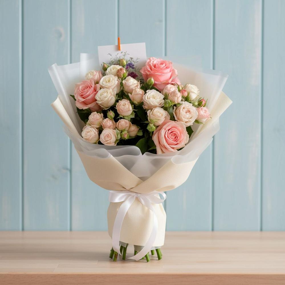 Букет цветов из: Розы в Зеленогорске Ленинградской области