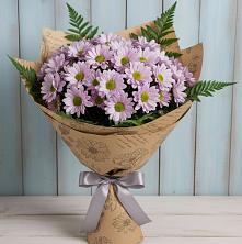 Букет цветов из:  Хризантемы в Зеленогорске Ленинградской области