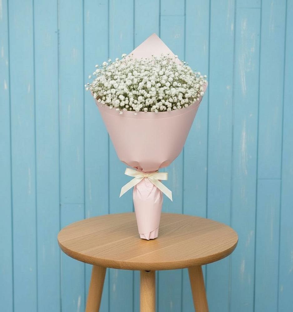 Букет цветов из: Гипсофила в Зеленогорске Ленинградской области