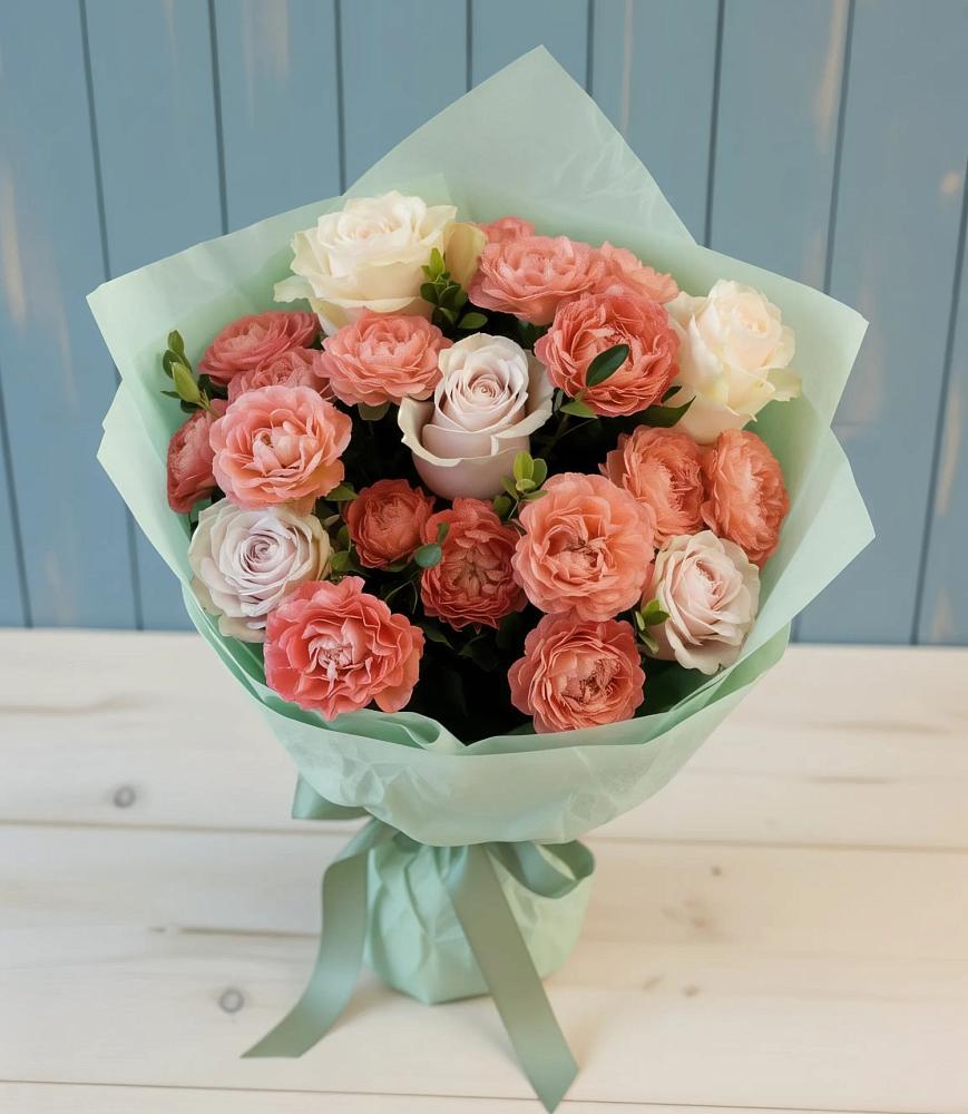 Букет цветов из: Розы в Зеленогорске Ленинградской области