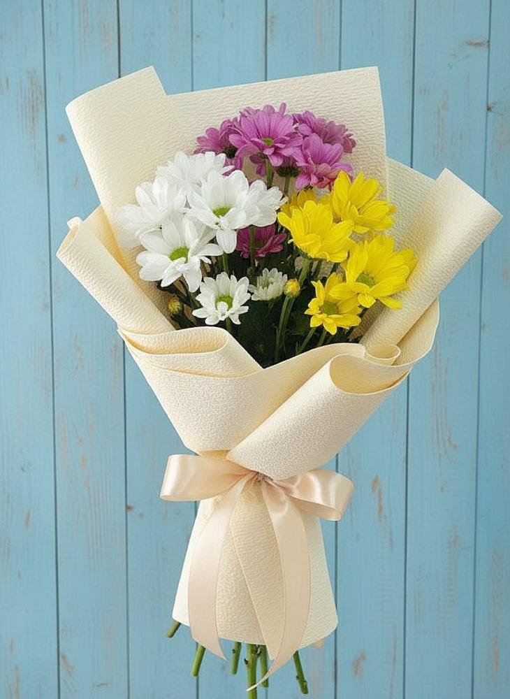 Букет цветов из: Хризантемы в Зеленогорске Ленинградской области