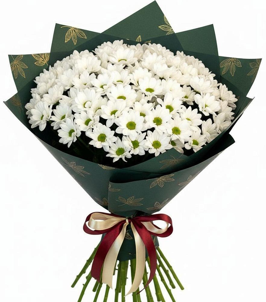 Букет цветов из: Хризантемы в Зеленогорске Ленинградской области