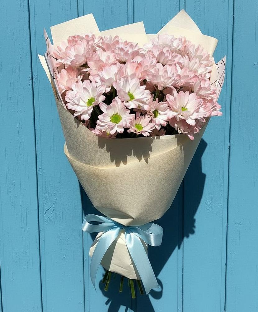 Букет цветов из: Хризантемы в Зеленогорске Ленинградской области