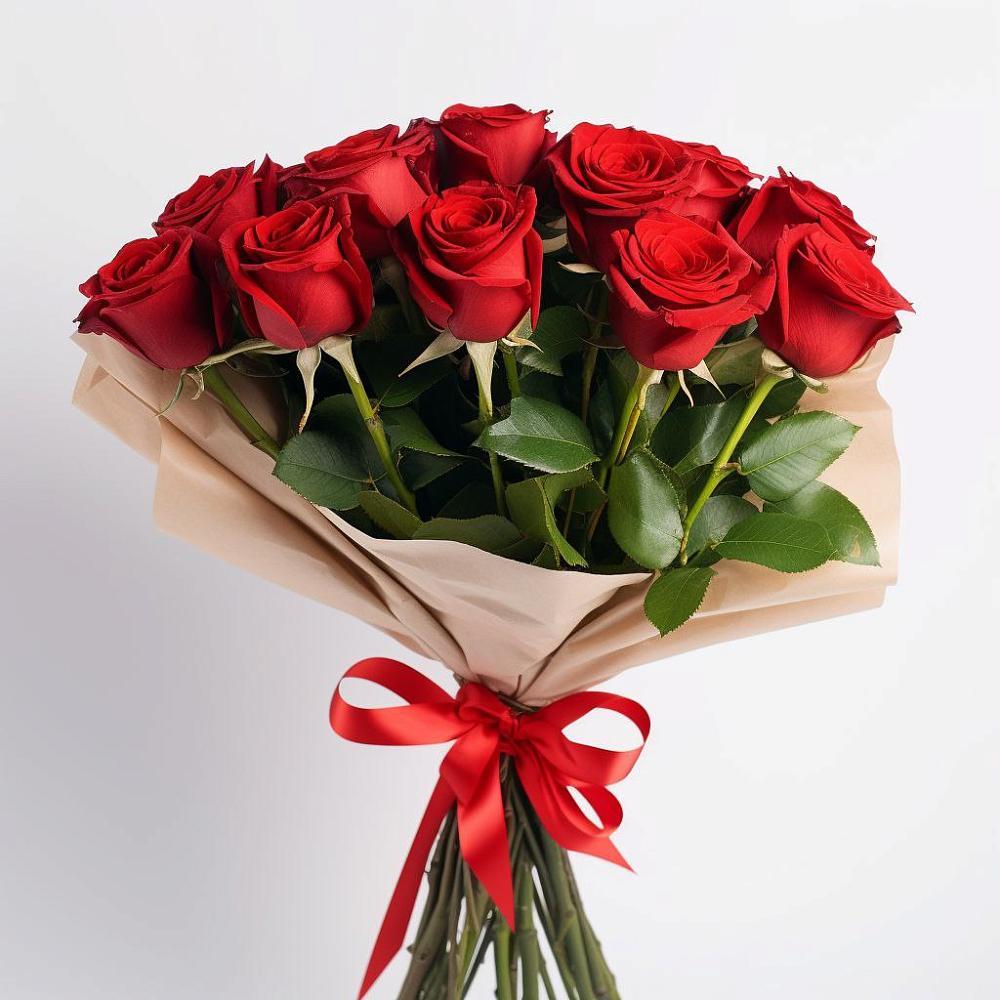 Букет 11 Красных роз Эдлесс Лав в Зеленогорске Ленинградской области